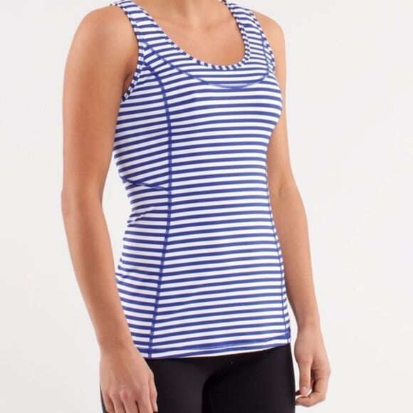 Lululemon Run Stay On Course Tank Size 6 - Picture 1 of 6